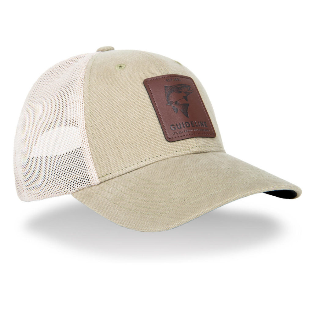 Salmon Trucker Cap - Khaki/Ivory