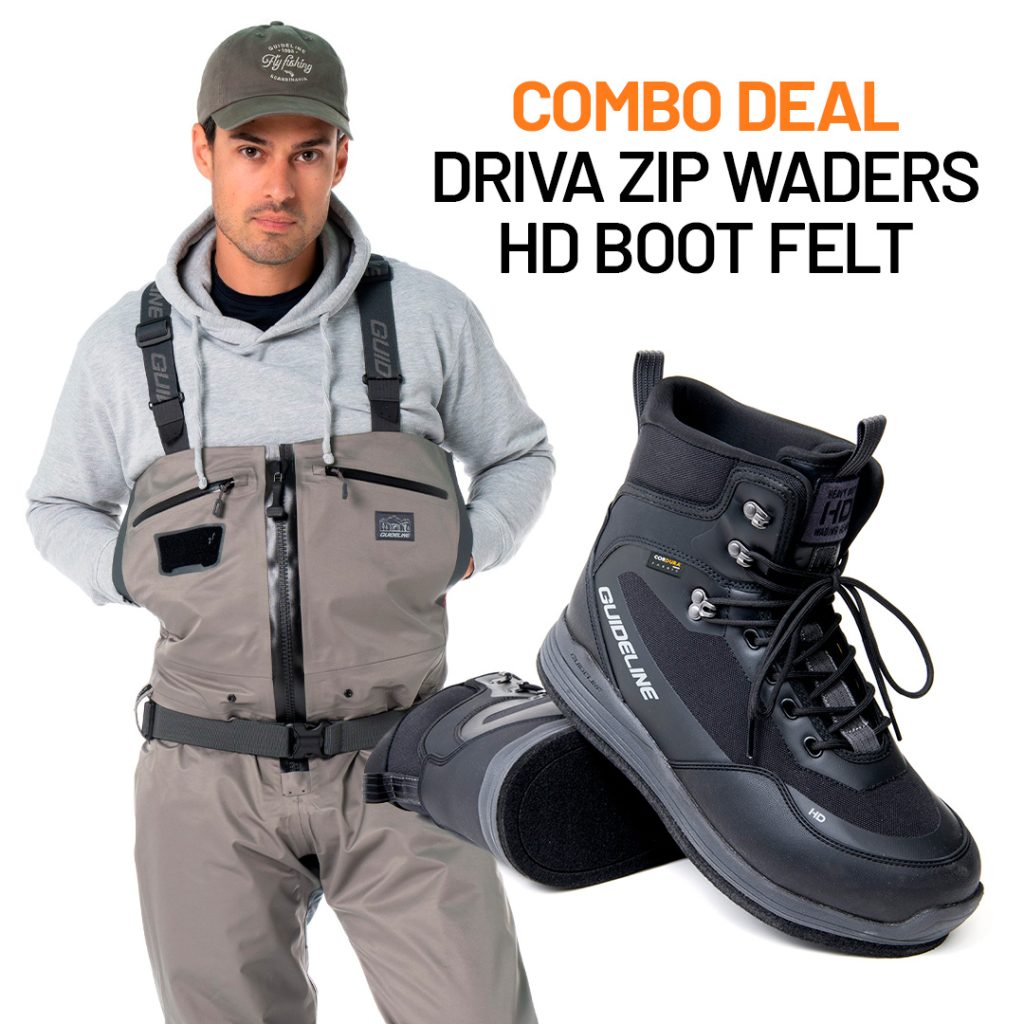 COMBO DRIVA ZIP WADER / HD BOOT FELT